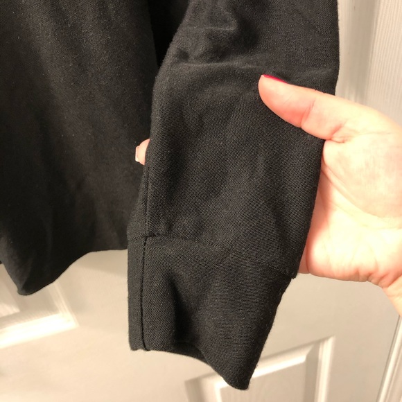 Brand new Chaser cropped hoodie in all black - Picture 7 of 9